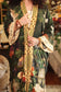 Labour of Love Opera Duster Kimono Robe w/ florals & violin