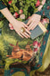 The Daydreamer Goddess Duster Kimono w/ Roses & Rabbits