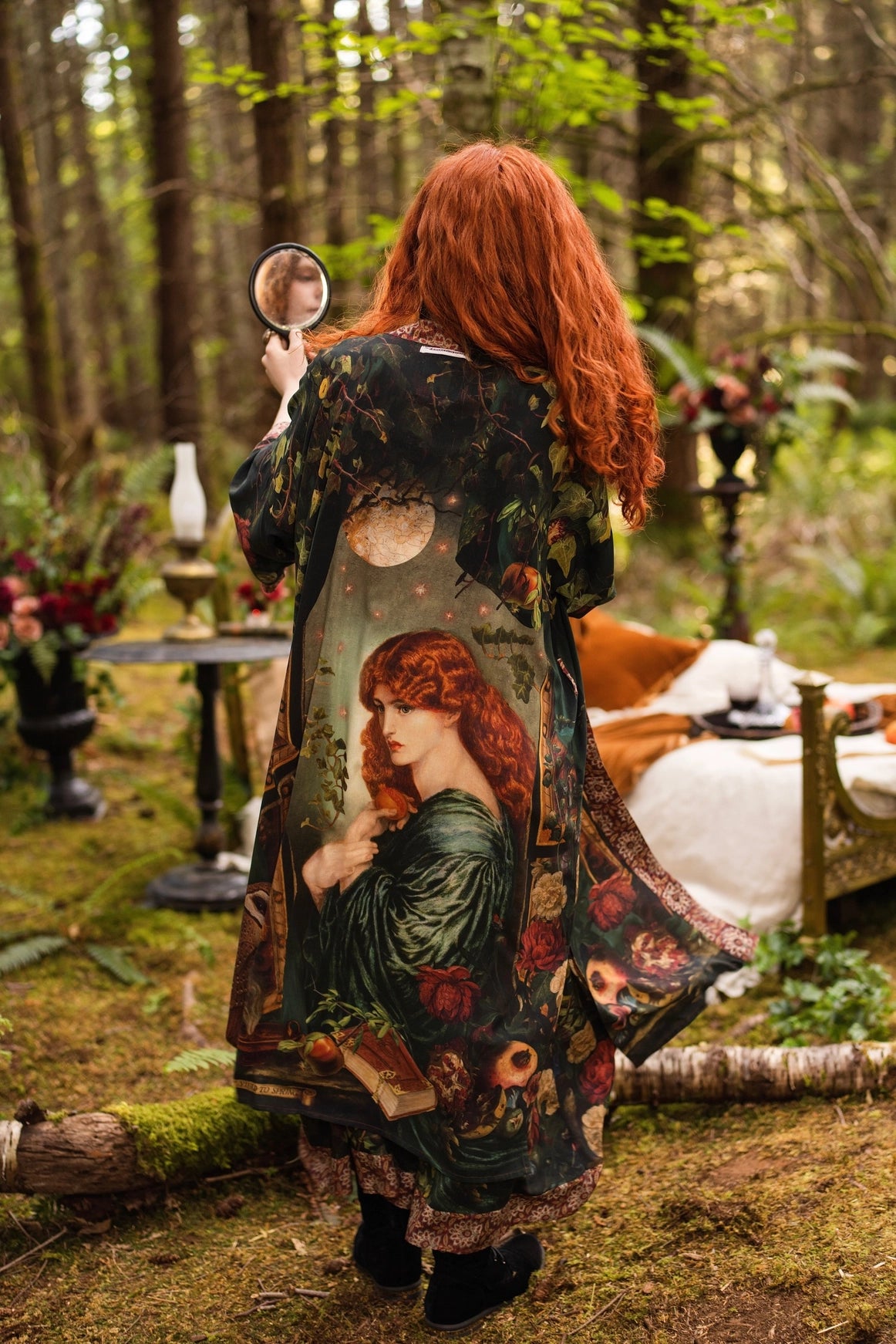 Solstice Opera Duster Kimono Robe ft. Persephone, Moon & Owl