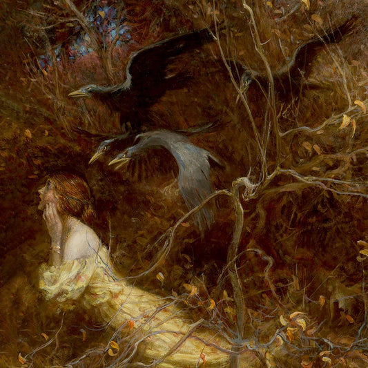 The Haunted Wood Framed Print