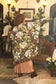 Fleur De Lune Kimono w/ Florals & Bees