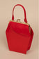 Patent Leather Coffin Purse in Candy Apple Red