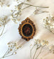 Resin Hair Clip with Human Heart Gothic Art Design