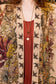 Golden Hour Opera Duster Kimono Robe w/ floral print