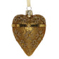 Gold Bejeweled Heart Locket Ornament
