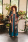 Flight of Fancy Long Duster Kimono Robe w/ Hummingbirds