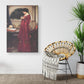 "The Crystal Ball" by John William Waterhouse Rectangle Canvas Wrap