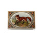 Red Fox Printed Soapstone Box