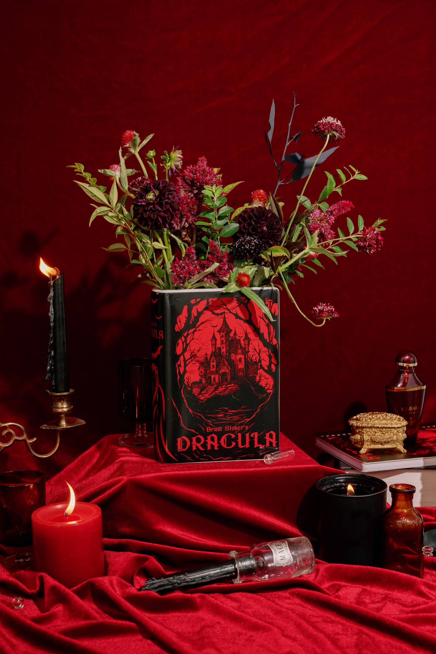Dracula Book Vase