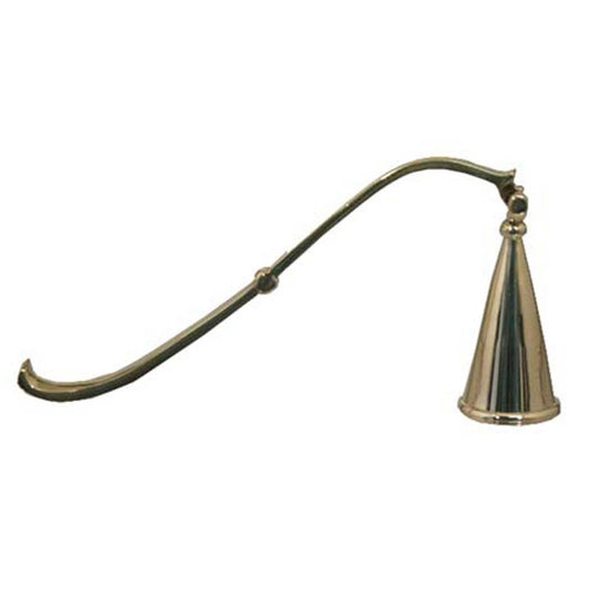 Antique Style Hinged Brass Candle Snuffer