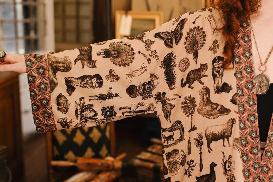 Curiosities Pixie Crop Kimono