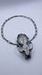 Raccoon Skull Choker Sterling Silver Necklace by Inex Jewelry