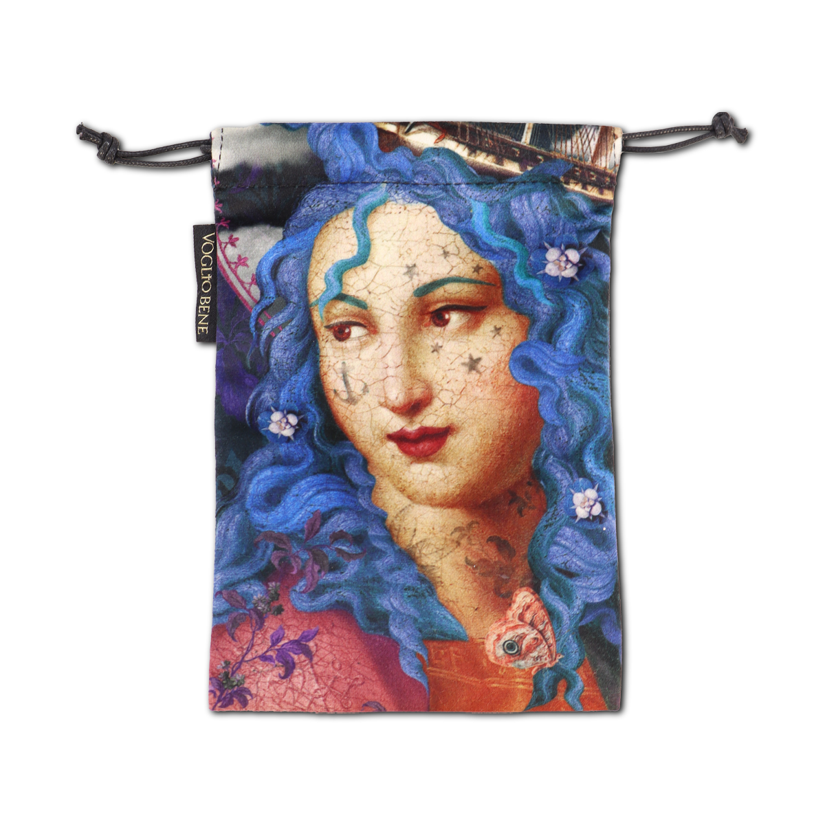 Holy Storm Drawstring Tarot Bag by Voglio Bene