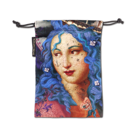 Holy Storm Drawstring Tarot Bag by Voglio Bene