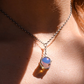 Sorceress Crystal Ball Necklace in Opalite by Acid Queen Jewelry