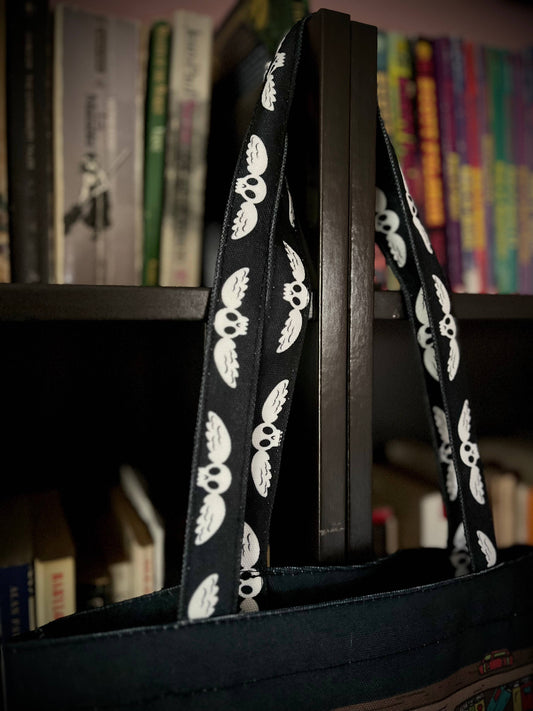 Haunt the Local Library Tote by Still Dead Art