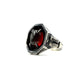 Sanctum Ring With Garnet in Sterling Silver