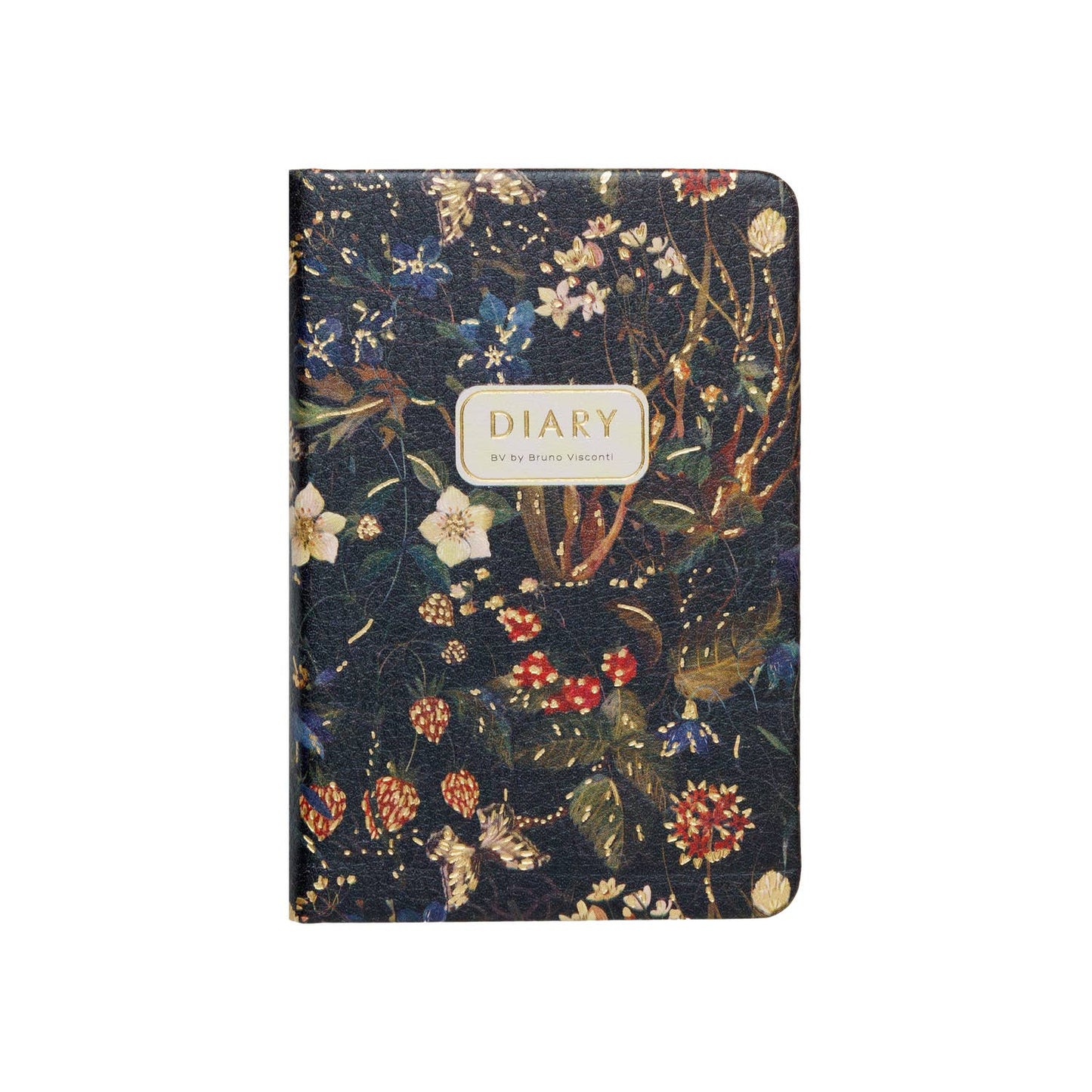 Forest Flowers Vegan Leather Pocket Planner