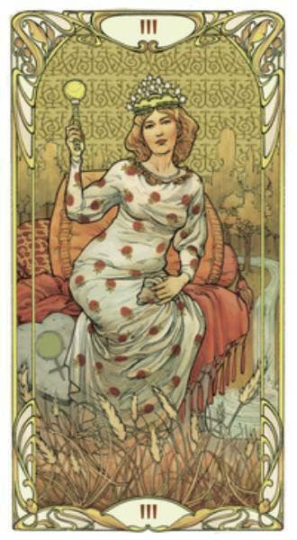 Golden Art Nouveau Tarot Cards Lo Scarabeo