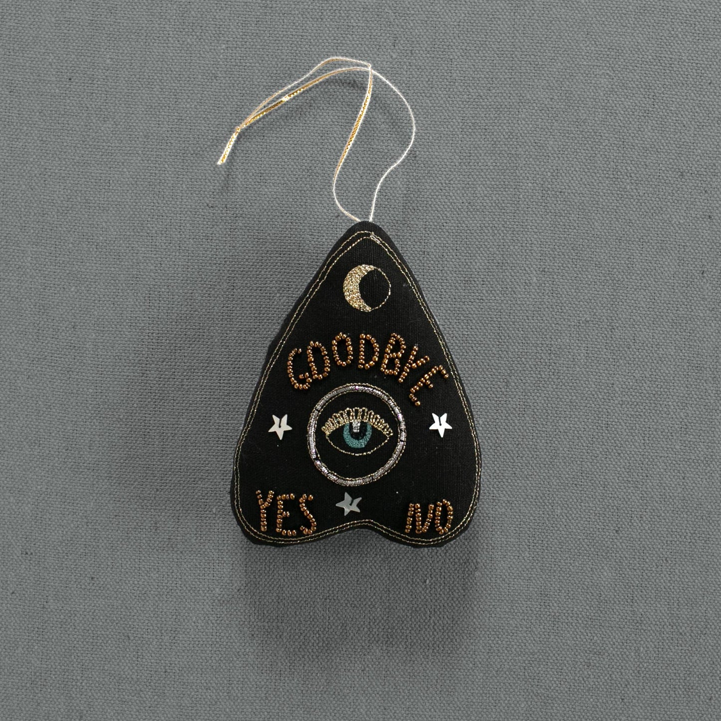 Ouija Board Planchette - Lavender & Cotton Ornament