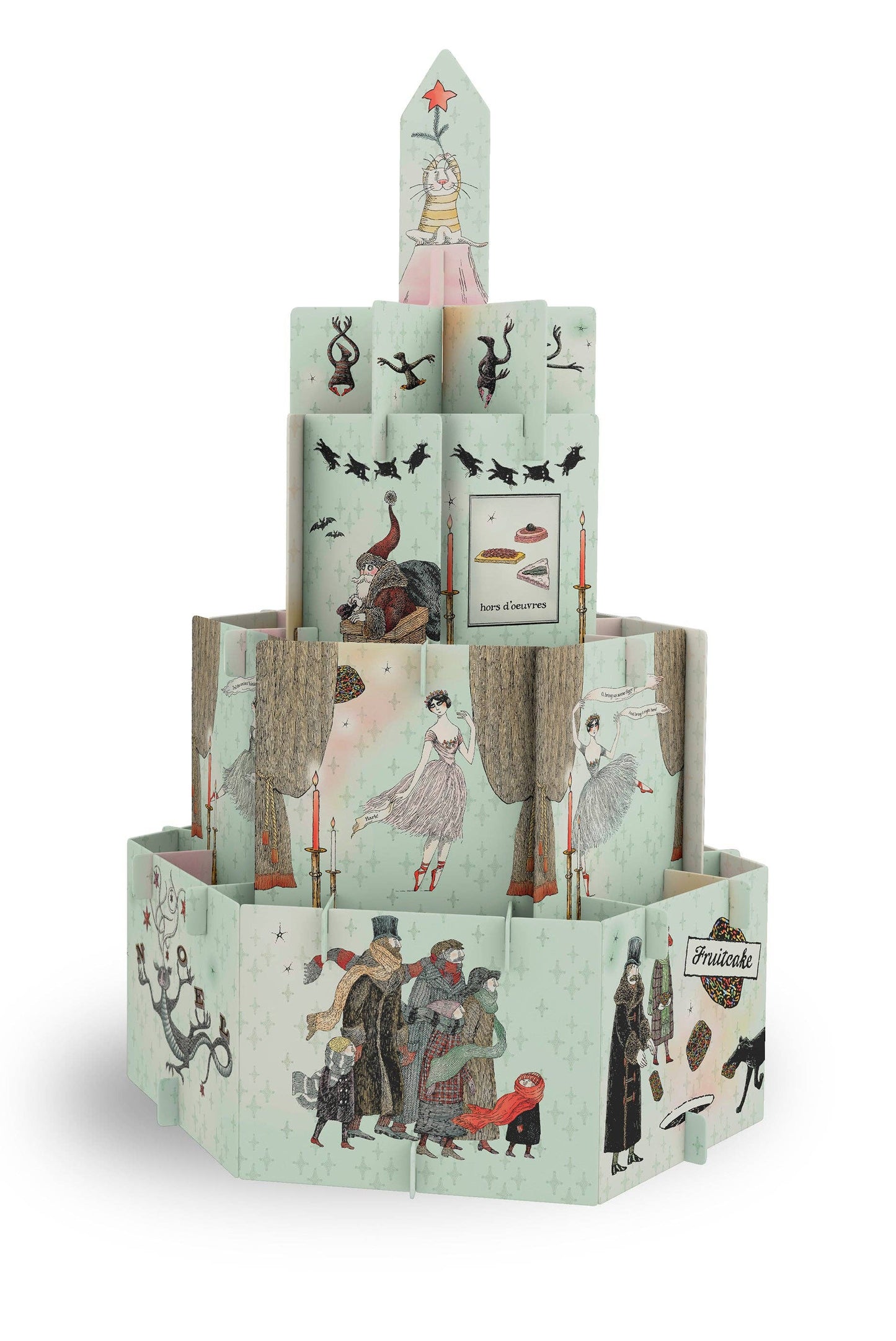 Edward Gorey's Eclectic Christmas Decor