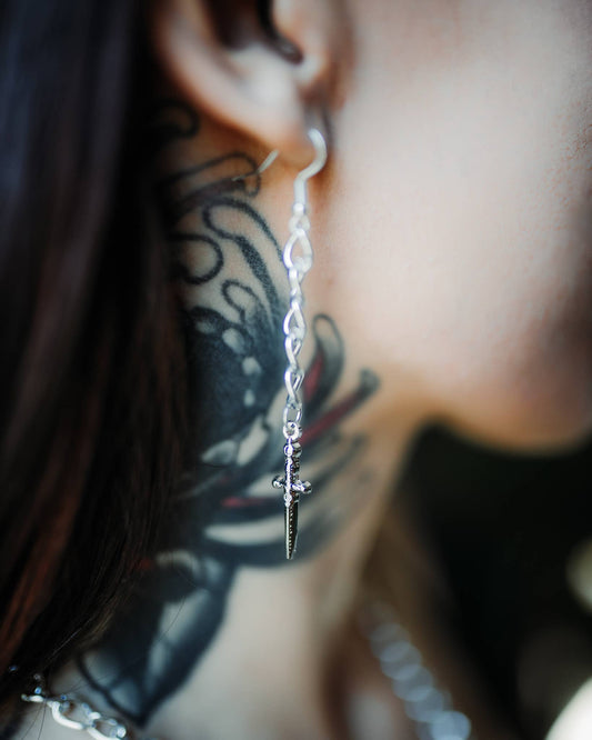 Athame Sword Earrings