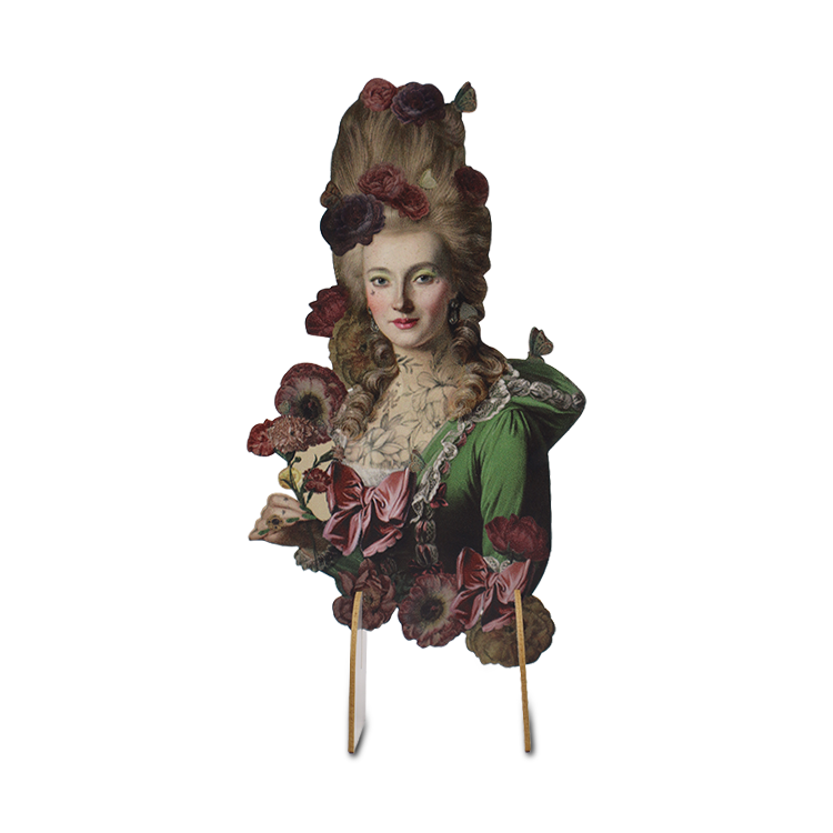 Marie-Antoinette Silhouette Bookmark