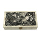 Mermaid w/ Goddess Juno Engraved Bone Box, 6-1/4”