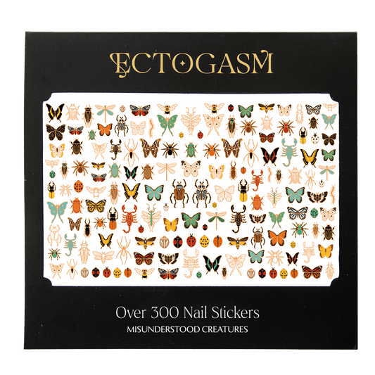 Insect Nail Stickers in Gold by Ectogasm