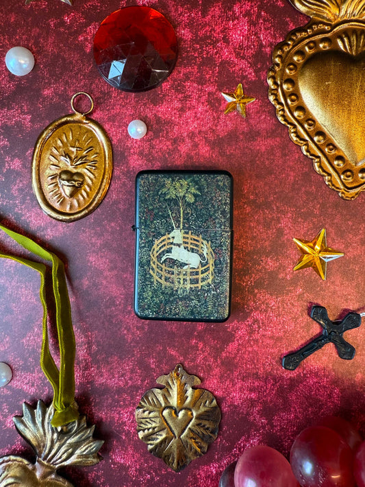 Medieval Unicorn Tapestry Lighter