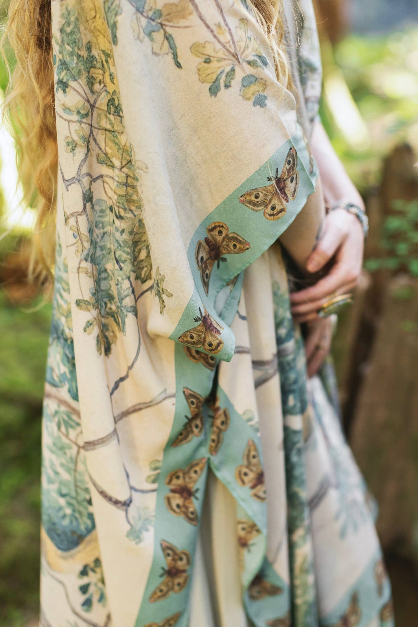 Earth & Sky Kimono w/ Trees
