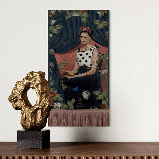Frida Velvet Tapestry by Voglio Bene (15x28”)