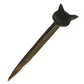 Solid Brass Fox Head Letter Opener