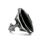 Citadel Ring With Talon Onyx in Sterling Silver