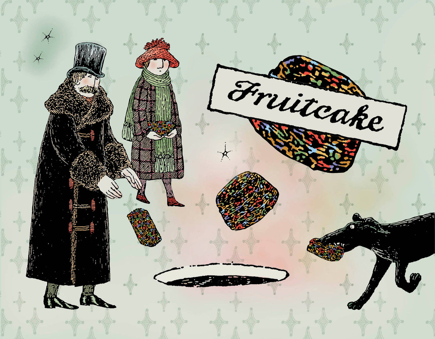 Edward Gorey's Eclectic Christmas Decor