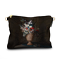 Large Fracture Velvet Pouch by Voglio Bene