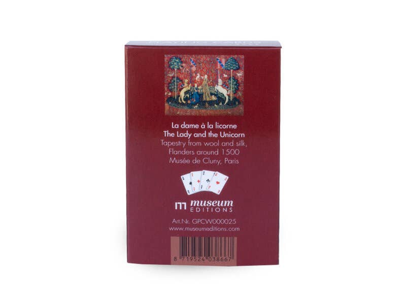 The Lady and The Unicorn Tapestry Playing Cards