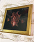 Framed Gothic Butterfly Heart Watercolor Print