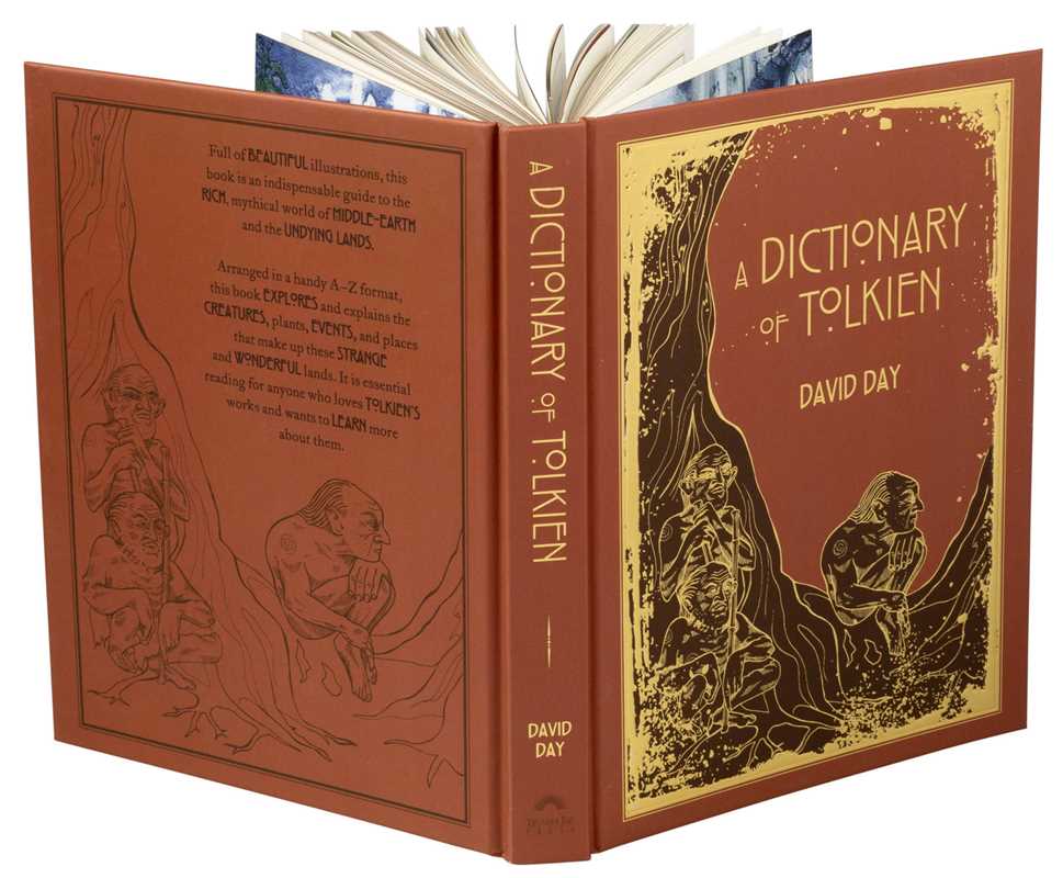 Dictionary of Tolkien Deluxe Edition by David Day