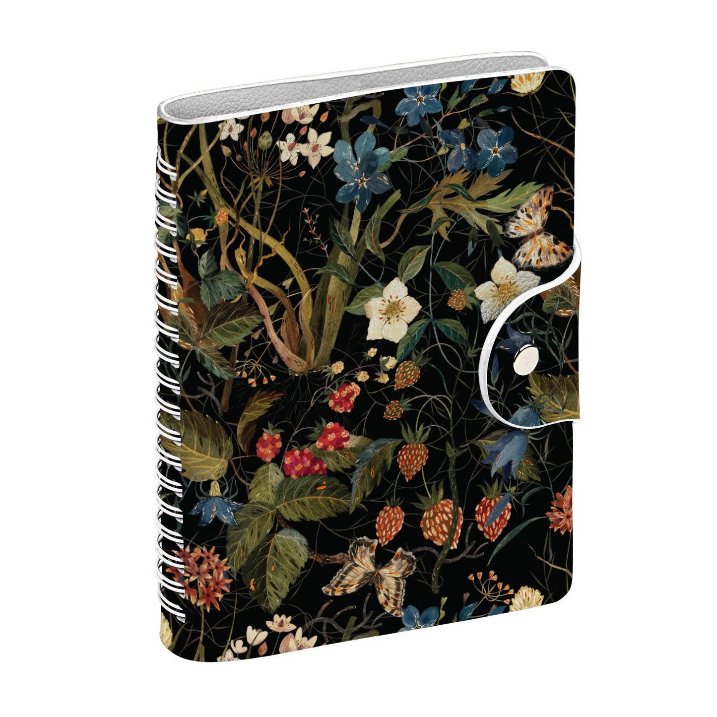 Forest Flowers Snap Close Diary