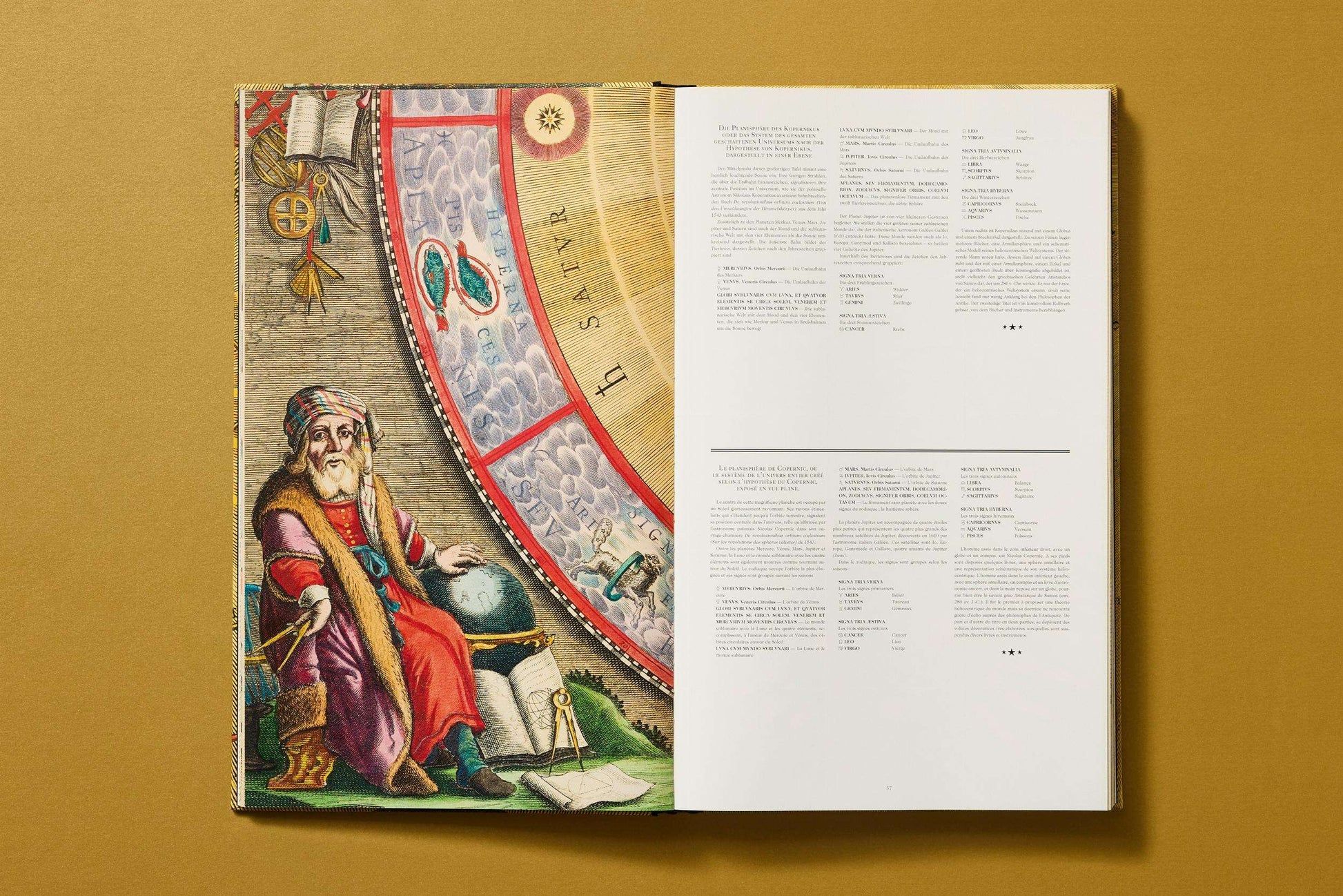 Cellarius Atlas (German, French, English)