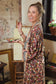 Art of Life Kimono w/ Flower Palette Print