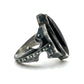 Citadel Ring With Talon Onyx in Sterling Silver