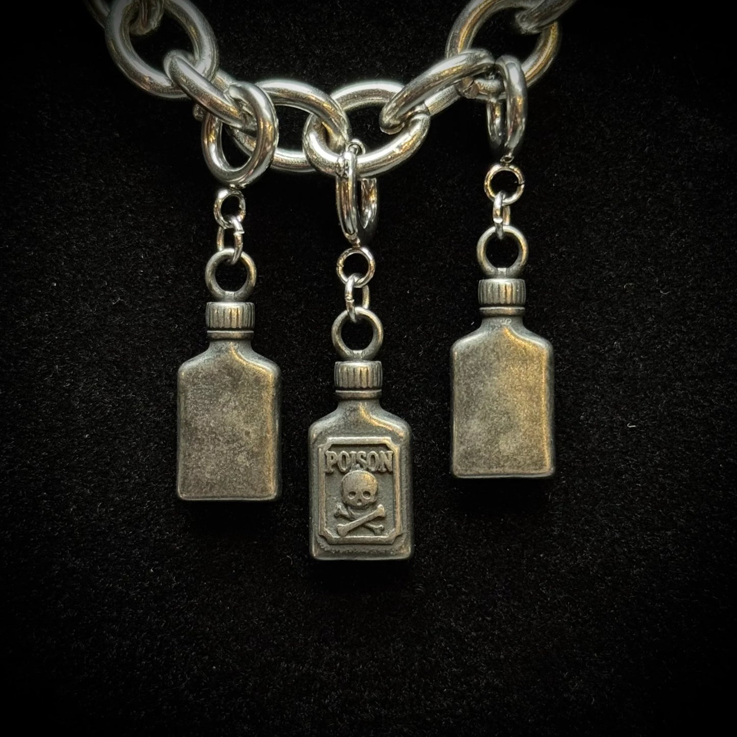 Velvet Apparition Build Your Own Gothic Charm/Bag Bracelet + Stainless Steel Charms