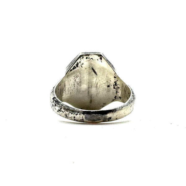 Sanctum Ring With Garnet in Sterling Silver