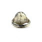 Sanctum Ring With Garnet in Sterling Silver