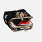 Bouquets Black Double Kiss Clasp Coin Purse
