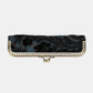 Burnout Velvet Black Duo Pen Case