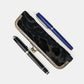 Burnout Velvet Black Duo Pen Case