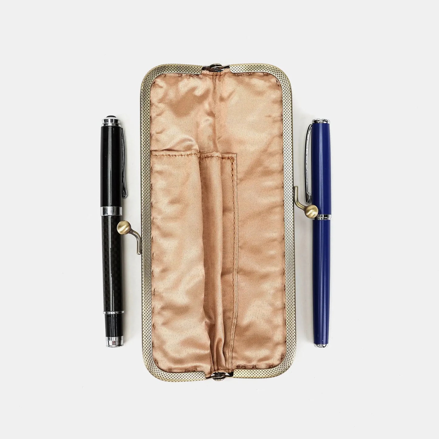 Burnout Velvet Black Duo Pen Case
